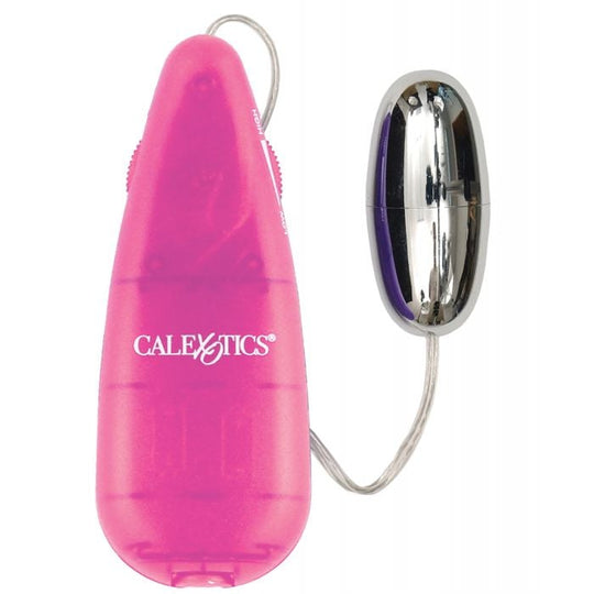 CalExotics - Vibrator peluru multikecepatan berbentuk tetesan air mata (Merah muda)