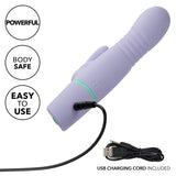 CalExotics - Love Bunny Thrusting Rabbit Vibrator (Purple) - Purple