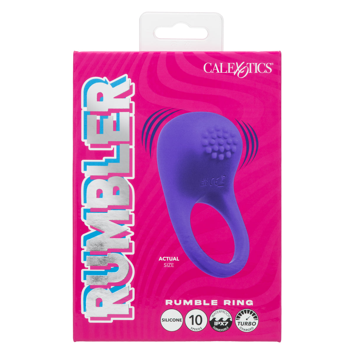CalExotics - Rumbler Vibrating Cock Ring (Purple) - Purple