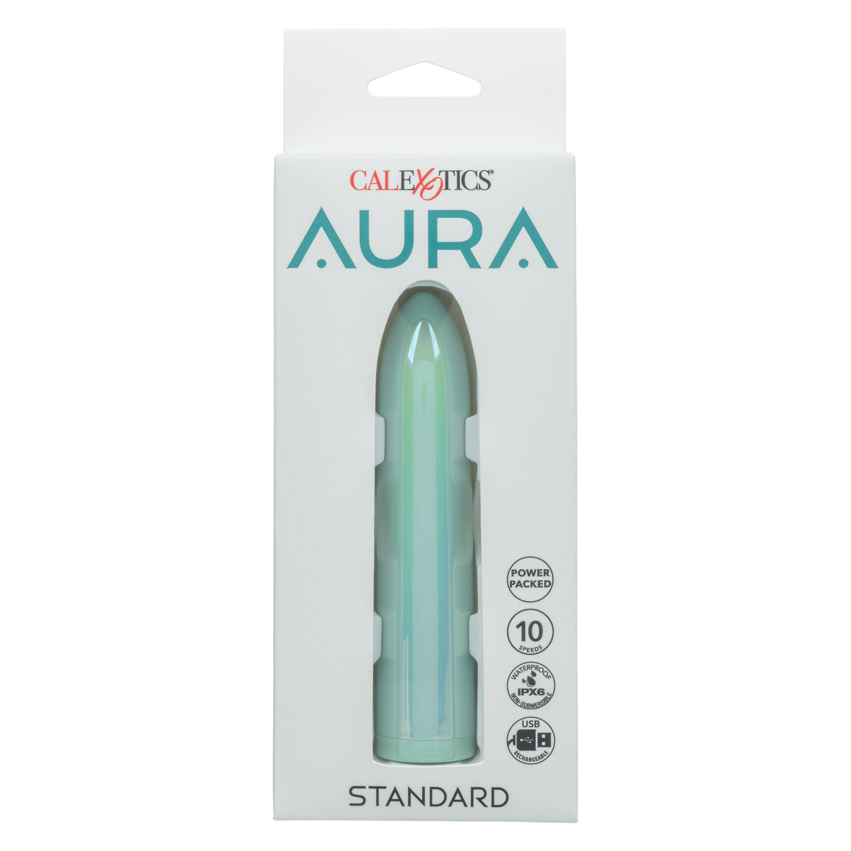 CalExotics - Aura Standard Bullet Vibrator (Blue) - Blue