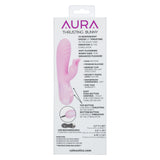 CalExotics - Aura Thrusting Bunny Dual-Action Vibrator (Pink) - Pink