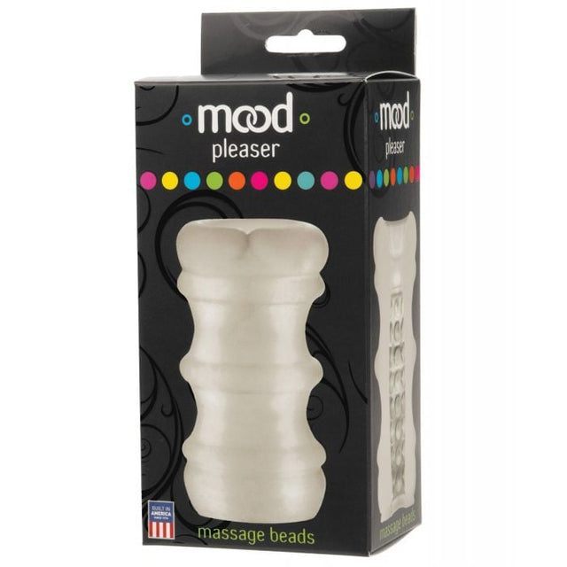 Doc Johnson - Mood ULTRASKYN Massage Beads Masturbator (Clear) - Clear