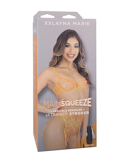 Doc Johnson - Alat Masturbasi Vagina Xxlayna Marie ULTRASKYN Main Squeeze (Cokelat)
