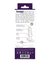 VeDO - Twist Rechargeable Vibrating Anal Plug (Purple) - Purple