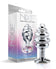Nixie - Honey Dipper Ribbed Metal Jeweled Anal Plug (Rainbow) - Multi Colour / Large