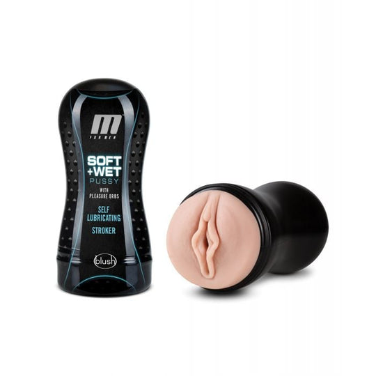 Blush Novelties - M for Men Masturbator Vagina Lembut & Basah (Krem)