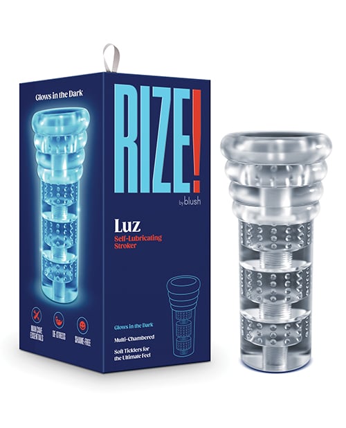Blush Novelties - Rize Luz Masturbator Menyala dalam Gelap (Transparan)