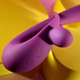 Playboy - Cha Cha Slide Adjustable Rechargeable Rabbit Vibrator (Purple)