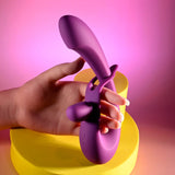Playboy - Cha Cha Slide Adjustable Rechargeable Rabbit Vibrator (Purple)