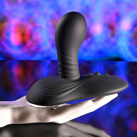 Playboy - Sittin’ and Spinnin’ Remote-Controlled Ride-On Vibrator (Black)