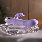Evolved - Vibrator Kelinci Berputar Spinderella (Ungu)