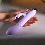 Evolved - Vibrator Kelinci Berputar Spinderella (Ungu)