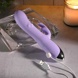 Evolved - Vibrator Kelinci Berputar Spinderella (Ungu)