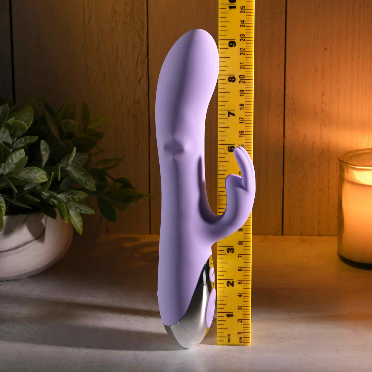 Evolved - Vibrator Kelinci Berputar Spinderella (Ungu)