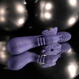 Evolved - Vibrator Kelinci Isi Ulang Wings of Frenzy (Ungu)
