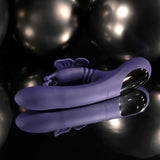 Evolved - Vibrator Kelinci Isi Ulang Wings of Frenzy (Ungu)