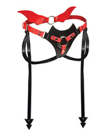 XR Brands - Majestic Maelith Strap-On Harness (Black) - Black