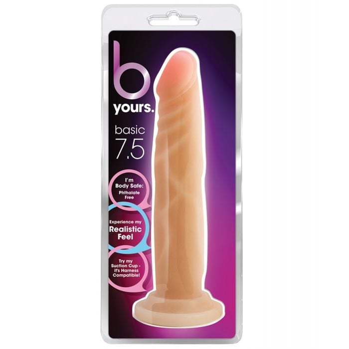 Blush Novelties - Dildo Dasar Realistis Dr Skin dengan Cangkir Hisap