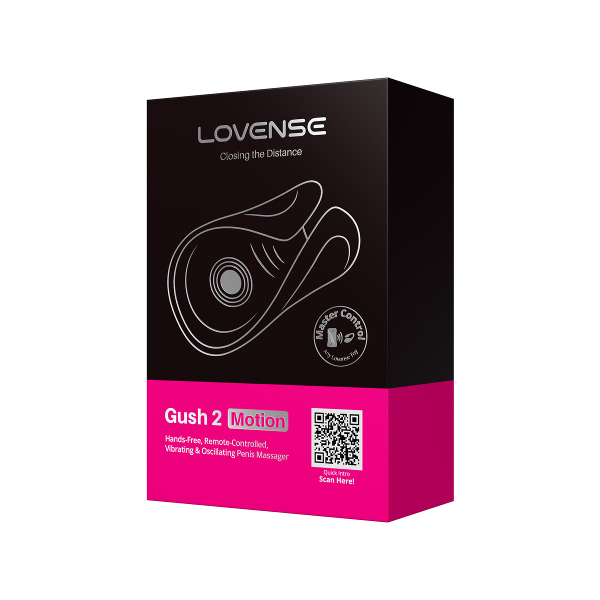 Lovense - Gush 2 Pemijat dan Stroker Glans yang Dikendalikan Aplikasi (Hijau)