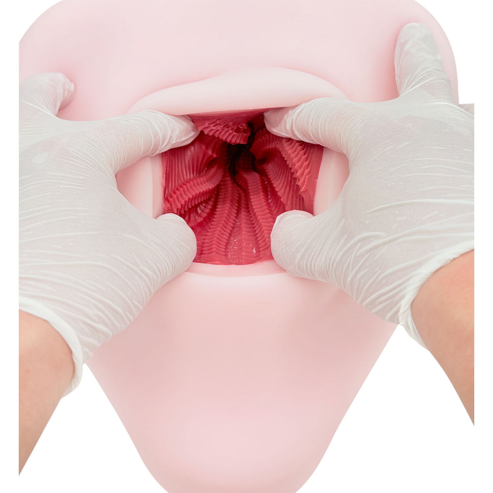 PEACH TOYS - Masturbator Lantai Mount Press ONE 3 kg (Merah Muda)