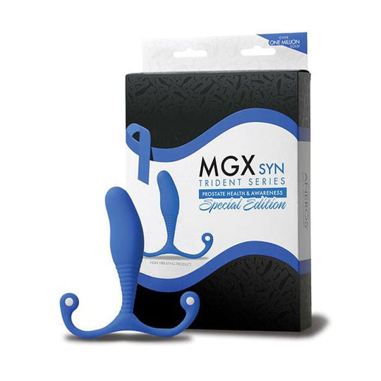 Aneros - MGX Syn Trident Series Edisi Spesial Stimulator Prostat (Biru)