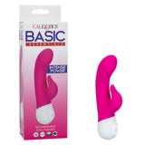 CalExotics - Basic Essentials Rechargeable Dual Pleaser (Pink) – product image
