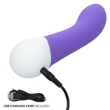 CalExotics - Basic Essentials Rechargeable Curved G Spot Vibrator (Purple) – product view 7