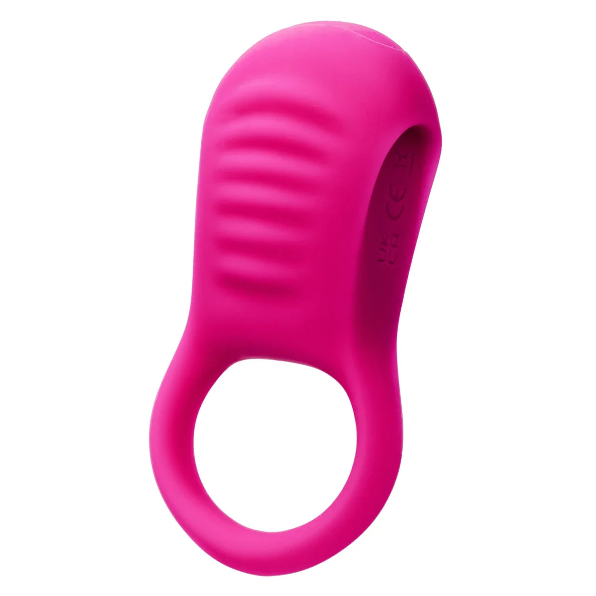 CalExotics - Basic Essentials Rechargeable Ridge Rider Cock Ring (Pink) – product view 3