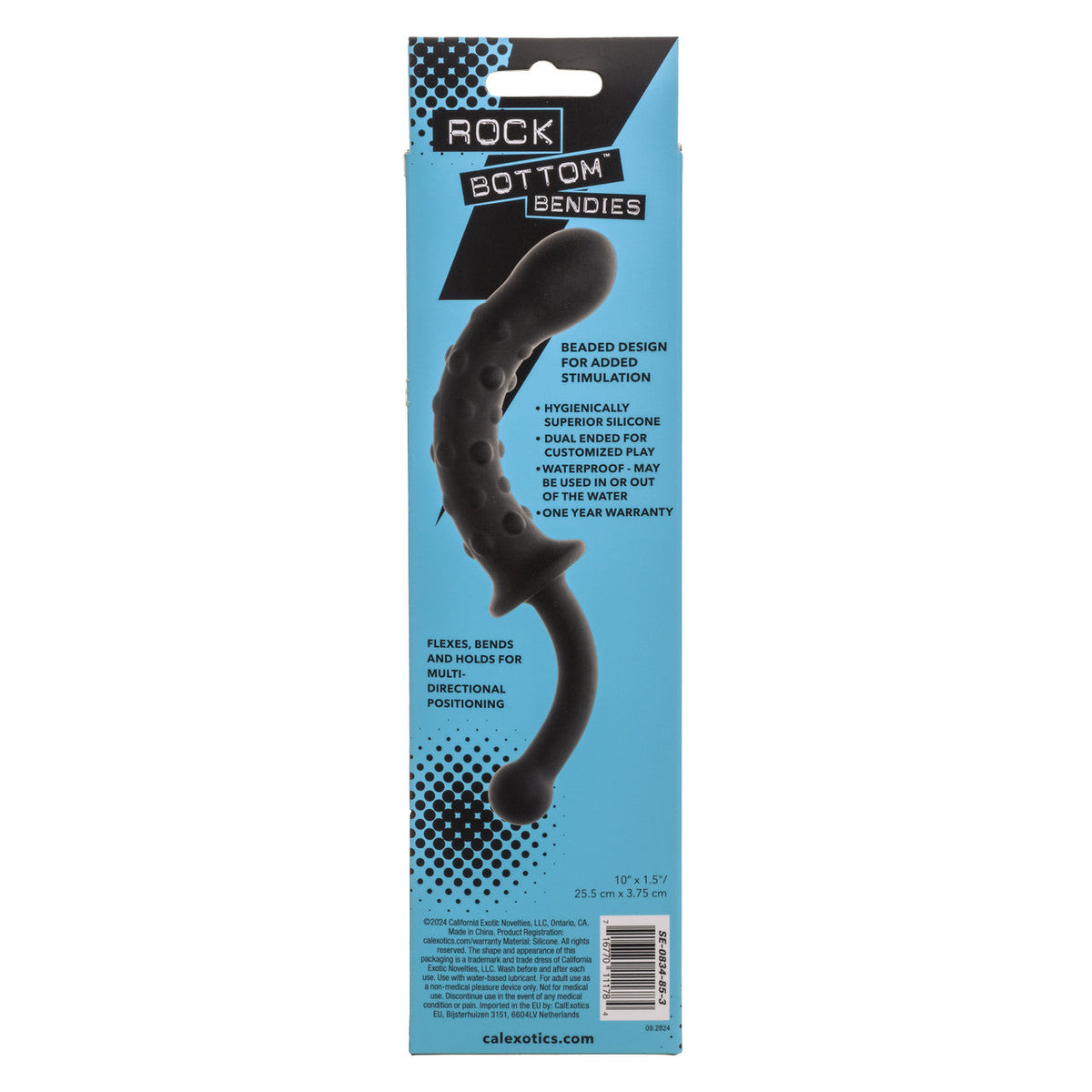 CalExotics - Rock Bottom Bendies Beaded Flexible Silicone Prostate Probes – product view 5