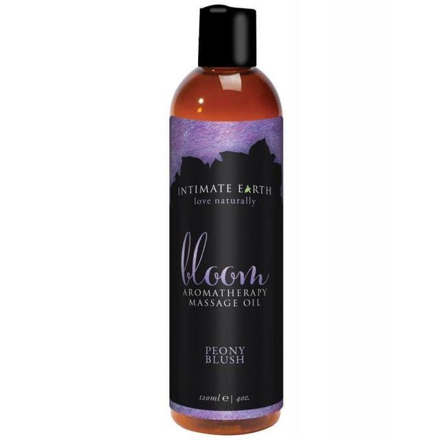 Intimate Earth - Bloom Peony Blush Natural Massage Oil 120 ml IE1049 CherryAffairs