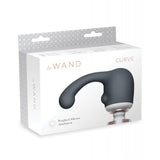 Le Wand - Curve Silicone G Spot Wand Attachment (White) – product image