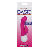 CalExotics - Basic Essentials Rechargeable Dual Pleaser (Pink) CE2182 CherryAffairs