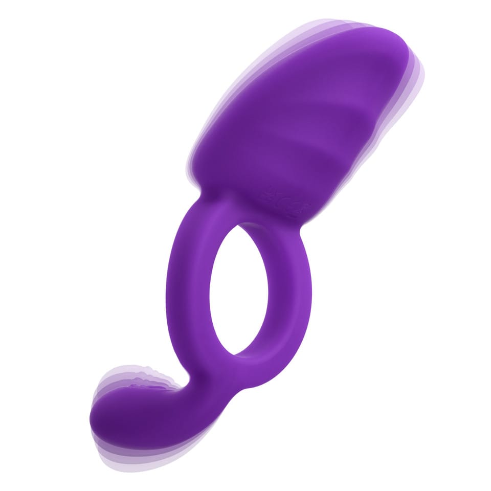 CalExotics - Closer Ring Passion Rechargeable Vibrating Cock Ring (Purple) CE2150 CherryAffairs