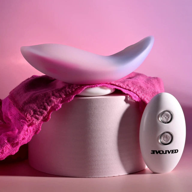 Evolved - Paradise Panty Remote-Controlled Wearable Vibrator (White) EV1211 CherryAffairs