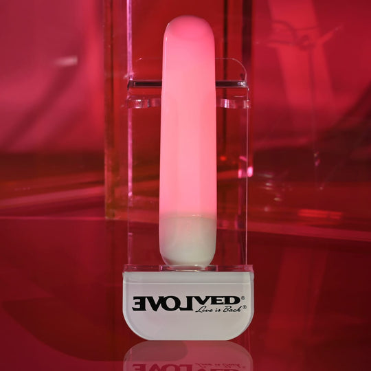 Evolved - Vibrator Peluru Isi Ulang Shine On (Merah Muda)
