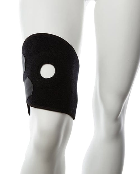 Gender Fluid - Padded Thigh Rider Strap-On Harness S-L (Black) GF1001 CherryAffairs