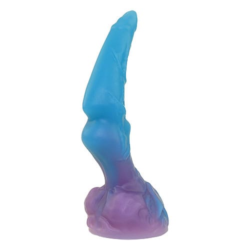 Dildo Cangkir Hisap Silikon Fantasi Lembut Tomax - Water Dragon Deep Blue (Biru)