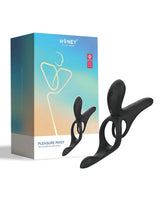 Honey Play Box - Pleasure Pivot App-Controlled Couples Vibrating Cock Ring (Black) OT1308 CherryAffairs