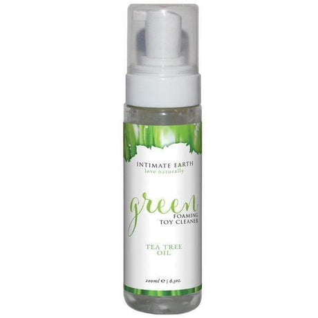 Intimate Earth - Green Foaming Tea Tree Oil Toy Cleaner - CherryAffairs.sg