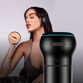 Kiiroo - PowerBlow + Feel Victoria June Mouth Masturbator (Beige) KR1040 CherryAffairs