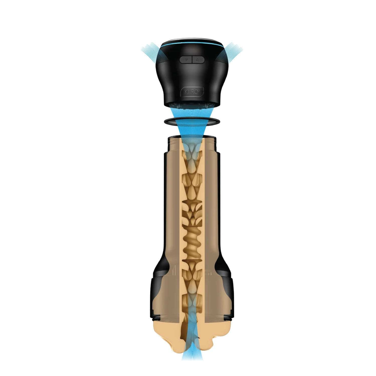 Kiiroo - PowerBlow + Feel Victoria June Mouth Masturbator (Beige) KR1040 CherryAffairs