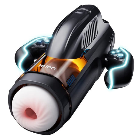 Leten - Bermuda Storm Automatic Thursting Sucking Heating Masturbator (Black) LET1035 CherryAffairs