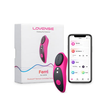 Lovense - Ferri Vibrator Celana Dalam yang Dikendalikan dengan Aplikasi (Merah Muda)