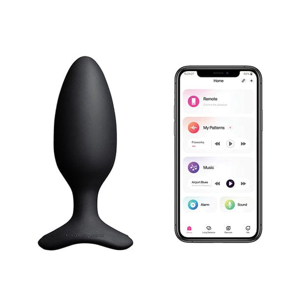 Lovense - Hush 2 Plug Pantat Silikon yang Dikendalikan dengan Aplikasi