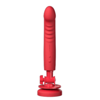 Lovense - Mission 2 Dildo Hisap Bergetar yang Dikendalikan dengan Aplikasi (Merah)