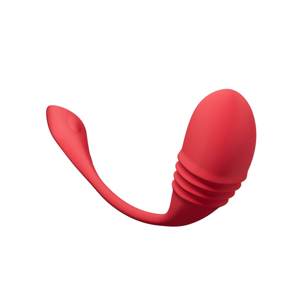Lovense - Vulse Vibrator Telur Dorong Tanpa Tangan yang Dikendalikan dengan Aplikasi (Merah)