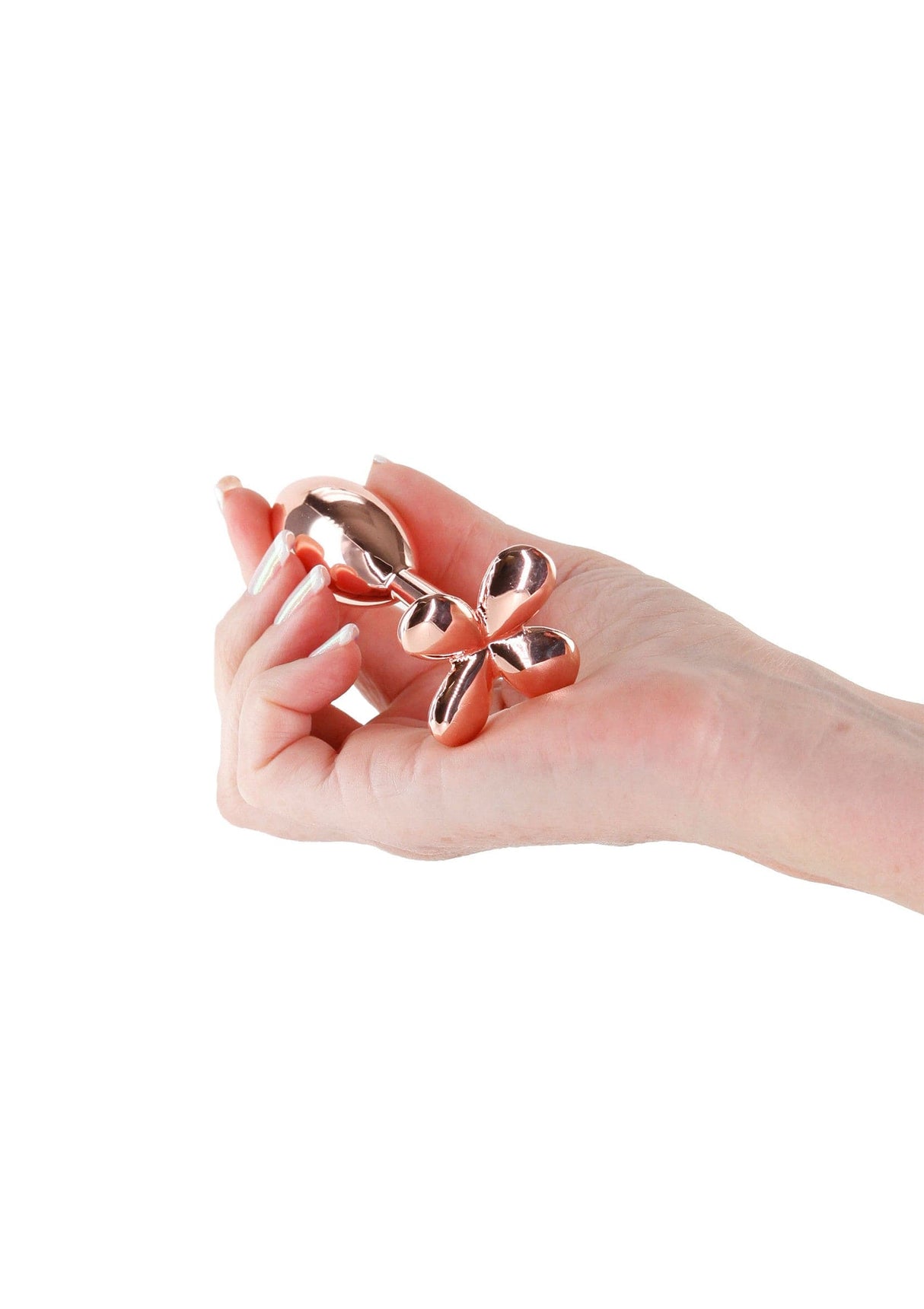 NS Novelties - Rear Assets Clover Aluminium Anal Plug (Gunmetal) NS1174 CherryAffairs