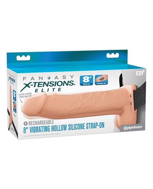 Pipedream - Fantasy X-Tensions Elite Vibrating Hollow Strap-On PD2090 CherryAffairs