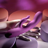 Playboy - Busy Bunny Rechargeable Rabbit Vibrator (Purple) PLB1029 CherryAffairs