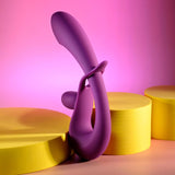 Playboy - Cha Cha Slide Adjustable Rechargeable Rabbit Vibrator (Purple) PLB1030 CherryAffairs